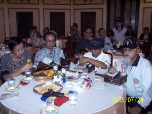 Roundtable setting at AROT Gathering Event 2005 at Cibubur