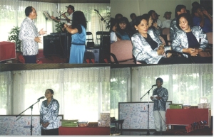 YF0AL - OM Soegito in 1999 closing ceremony of RAKERPUS of ORARI 1999 at PUSPIPTEK Serpong